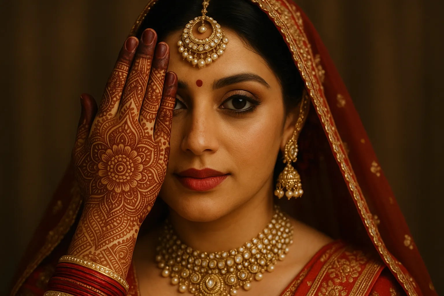 Why Brides Love Portrait Mehendi Designs