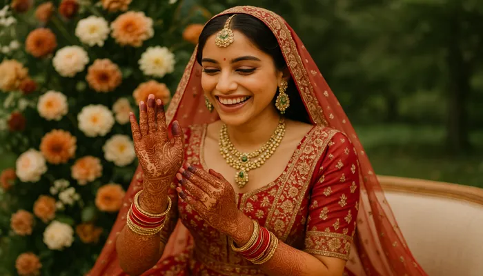 Why Brides Love Portrait Mehendi Designs